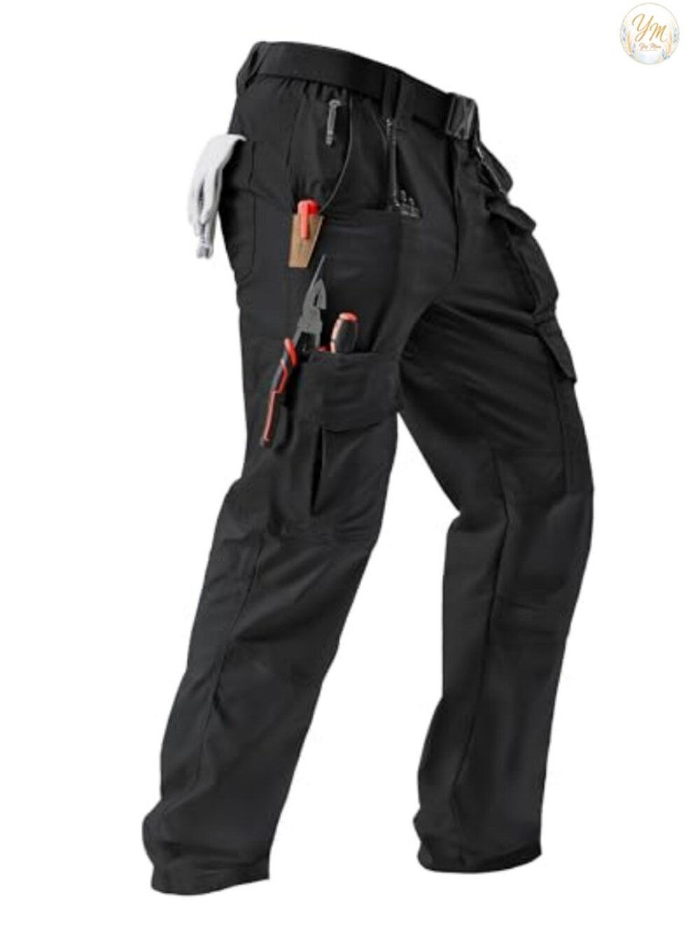Men's Ripstop Cargo Work Pants 10 Pockets Tactical Multi-Sport